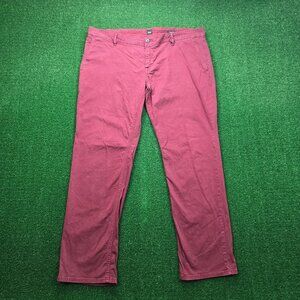 Boss‎ Hugo Boss Pants Mens 42x32 Red Regular Fit Chino Straight Preppy Casual